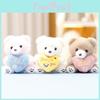 Keychain Bear Love Cute Cartoon Girl Backpack Decoration Hanging Plush Gift Doll