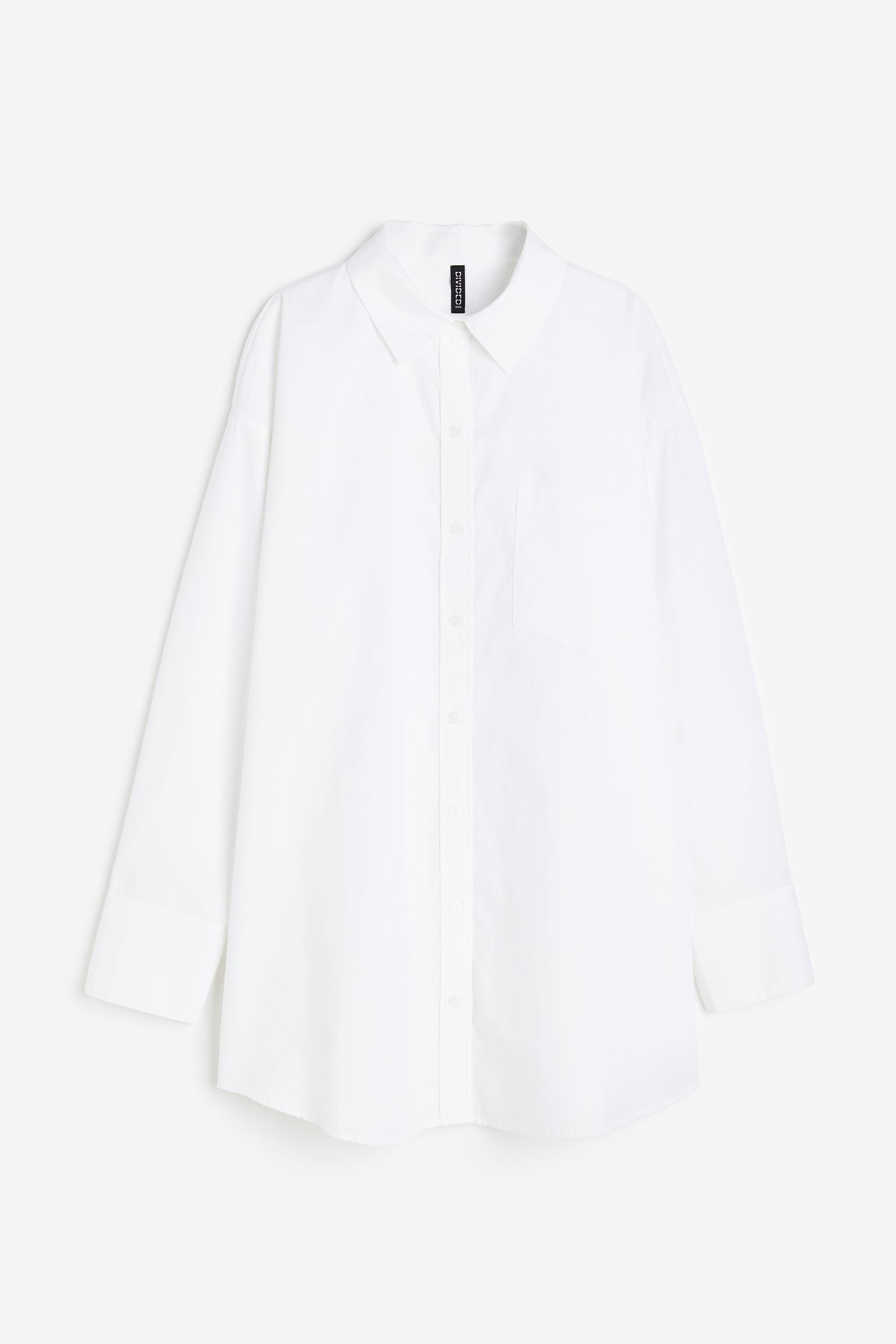 

Рубашка оверсайз из поплина