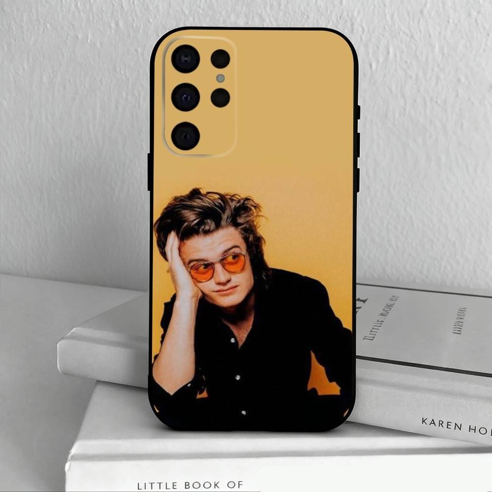 Actor S-Steve Harrington-N Phone Case For Samsung S25,S24,S21,S22,S23,S30,Ultra,S20,Plus,Others Soft Black Cover