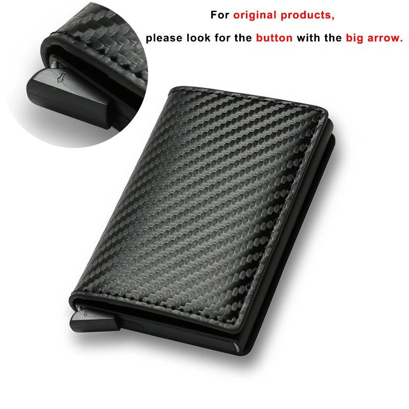Anti Thief Rfid Credit Card Holder Smart Minimalist Wallet Slim Bank Cardholder Case Money Bag Cash Creditcard Purse Multi Functional Short Card Bag