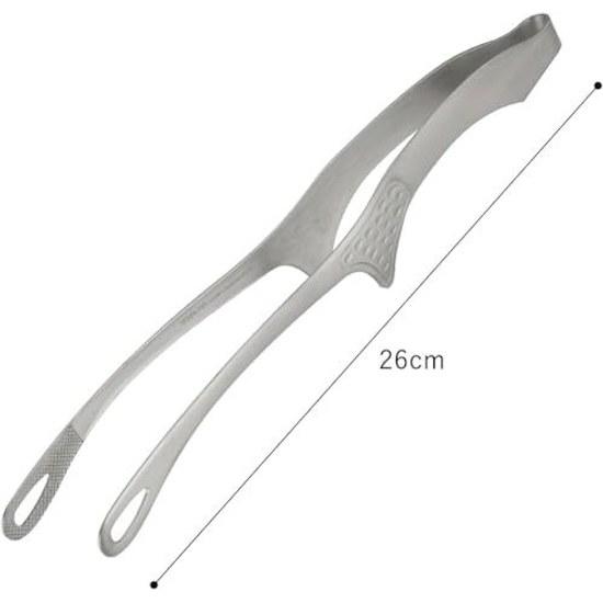 Shimomura Kihon Smart Kitchen Tongs Large Made Japan Prevents Dirt Elevated Tips Easy Grip Small Ingredients Outdoor Use Dishwasher Safe Grilling 26cm