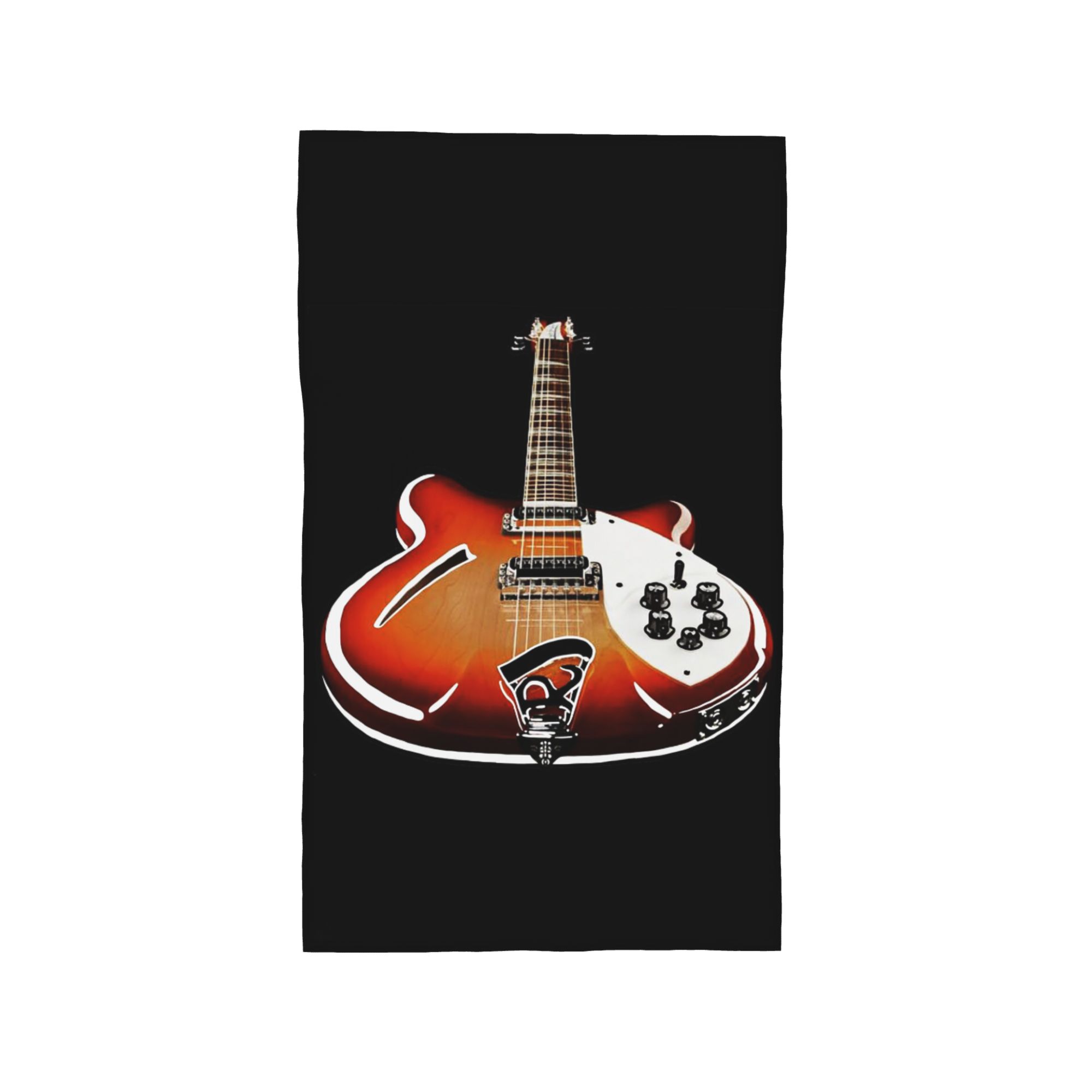 

Vintage Rickenbacker 360 Soft Face Towel Quick Dry Pool Bath Cotton Towels Breathable W30*H60(CM)
