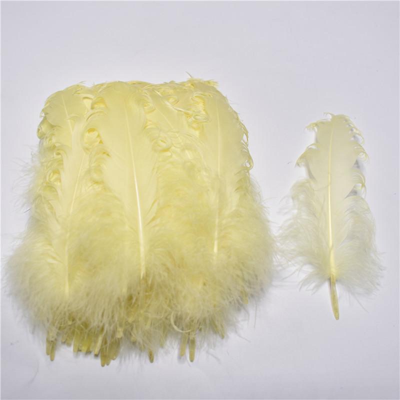20/100pcs Colorful Curly Goose Feathers for Craftsdiy Jewelry Making Christmas Wedding Centerpiece Hat Plumas Decorativas13-18cm