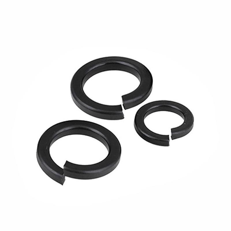 Black Grade 8.8 Spring Washers M2-M36, High-Strength Carbon Steel M2