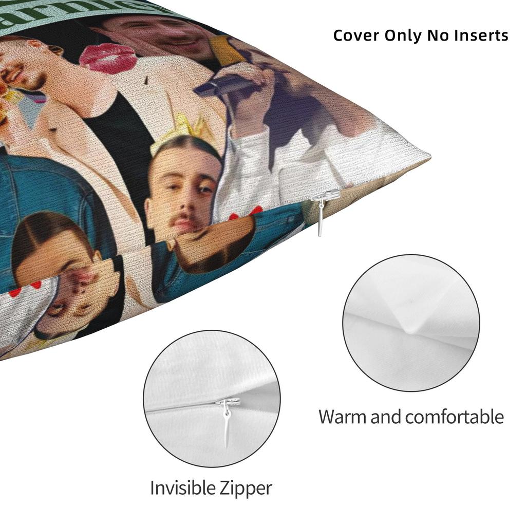 PIERRE GARNIER EVERY SECOND Pillowcases Novelty Pillow Case For Living Room Sofa Comfy Pillow Cover