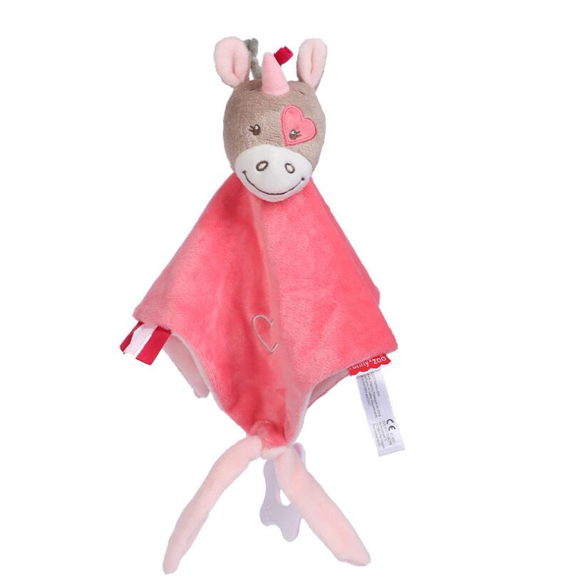 Baby Infant Animal Soothe Appease Towel Soft Plush Comforting Toy Pacify Towel Appeasing Towel