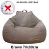 Lazy Sofas Cover Large Bean Bag Cover Without Filler And Sofa Inner Liner Living Room Home Tatami Lounger Comfortable Seat Cover