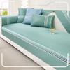 Eisseide Sommer Sofakissen Sommermatte Kissen Einfache Sofaabdeckung Überzug Rutschfest Kalte Sofaabdeckung Stoff