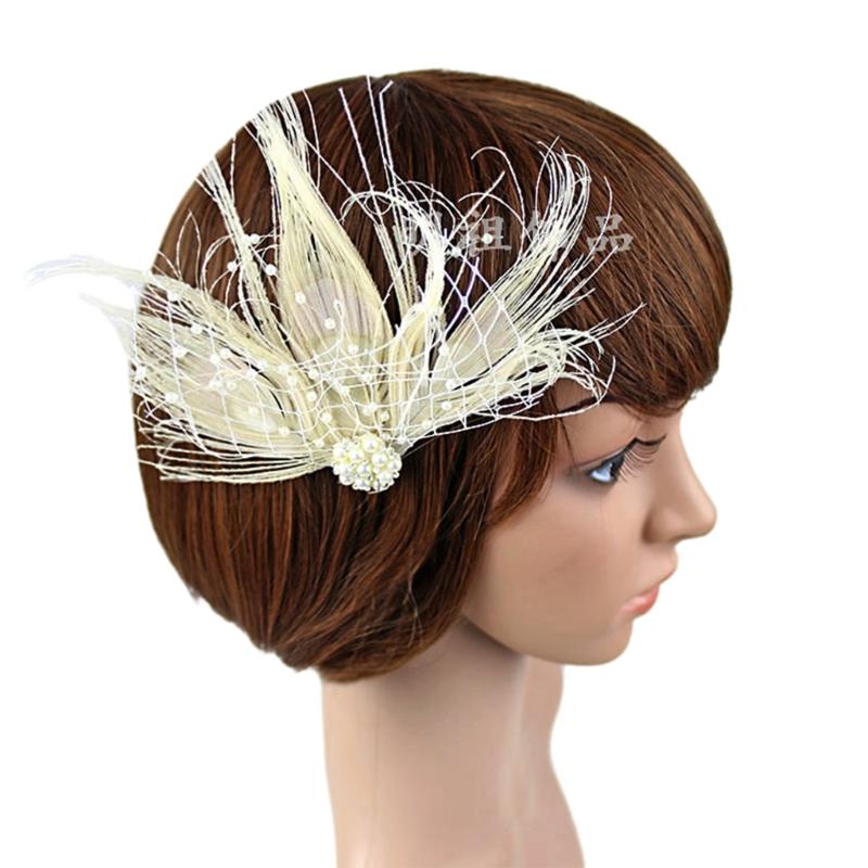 

Sweet Hair Clip Pearl Feather Shape Duckbill Hairpin Hair Clip for Ponytail Ballet Hairpins for Teenagers Children 1