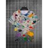 Herren Freizeit-Sport-T-Shirt - Lebendiges Streetstyle-Design