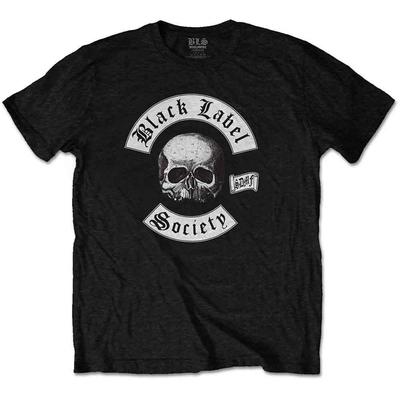 Black Label Society Totenkopf Logo T-Shirt Schwarz Neu