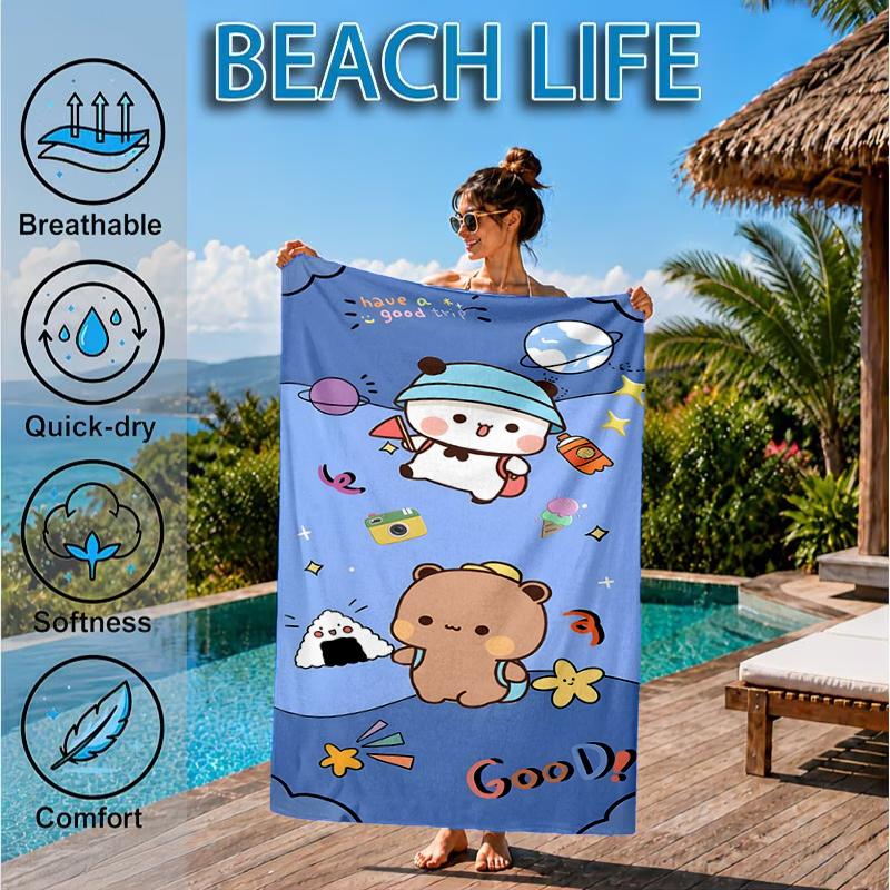 Bobo Dudu In Love Beach Towel, Microfiber Beach Towel, Perfect For Pool, Beach, Travel, Home Decor Beach Party Fan Gifts