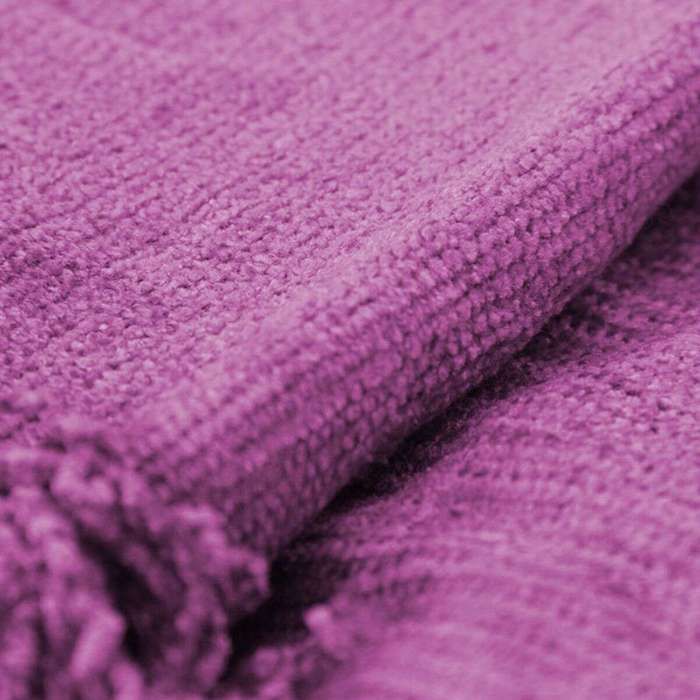 Dahlia Pink Viscose Fringed Throw 130x150