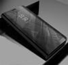 For Samsung Galaxy S8 S9 S10 E Lite S20 S21 S22 Plus S20fe S21fe Smart View Mirror Flip Lærveske For Note 5 8 9 10 20 Ultra
