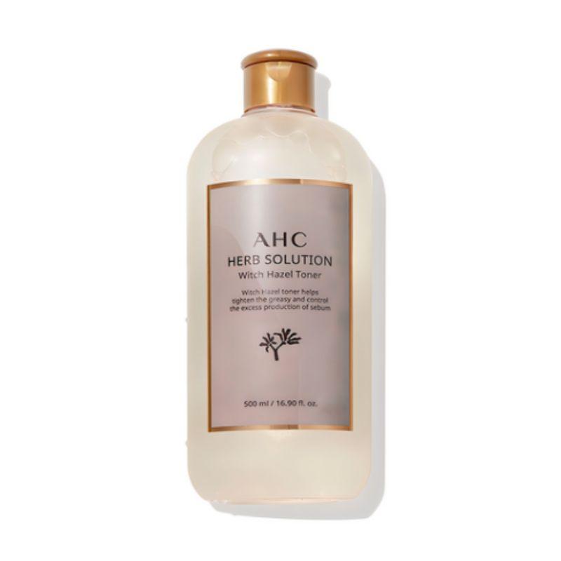AHC Herb Solution Witch Hazel Toner Soothing Pore Care Korean Skincare 500ml