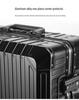 Aluminum-Magnesium Alloy Trolley Case with Universal Wheels