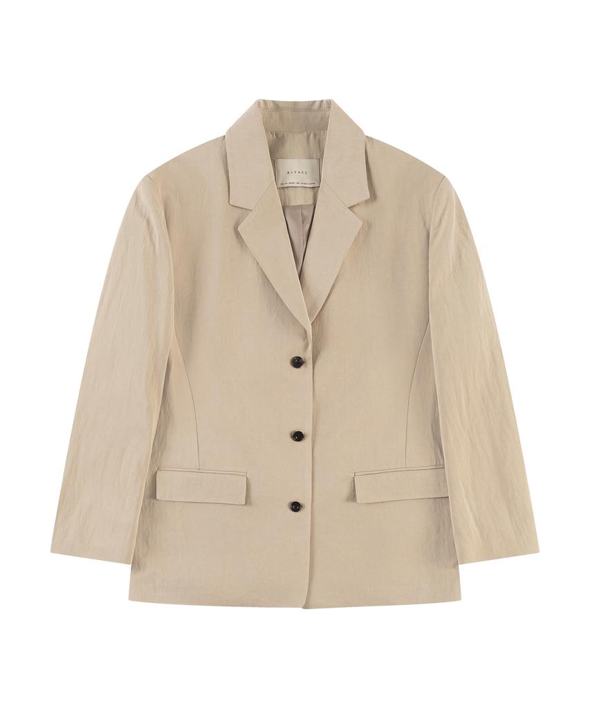 Siyazu Siot4194 Timeless Formal Blazer_Beige