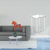 Dalecarlian Horse Figurine Sculpture for Bookshelf Entrance Cabinet Home Decor with Clear Acrylic
