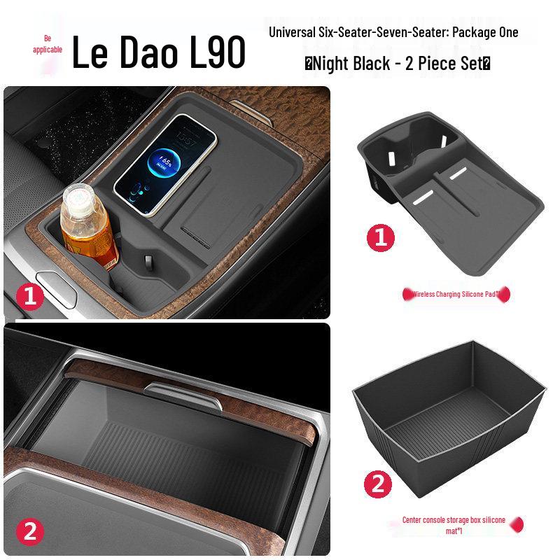 L90 Wireless Charging Silicone Pad for Car Cup Holder