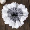 Scrunchies Blue Lacework Multi Layer Hair Tie Hair Rope Scrunchies Costume