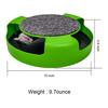 Durable Non-Toxic Plastic Interactive Cat Toy, Claw Grooming Feature In Bright Colorful Design, Battery-Free Rotating Mouse For Exercise And Agility
