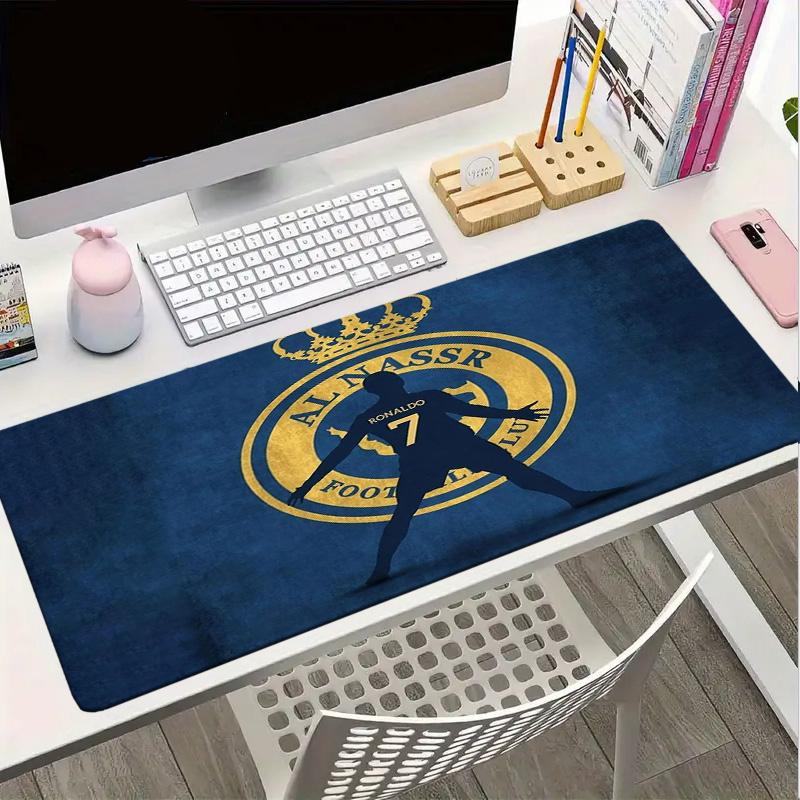 Al-Nassr Football Club Mouse pad Mouse pad, Gaming Mouse Pad, keyboard pad, Desk Decor for computer notebook Fan Gift Birthday Gift