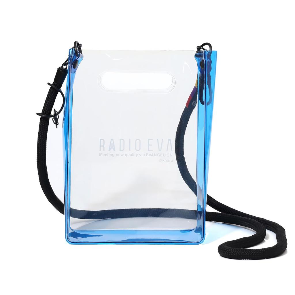 [Casely] [RADIOEVA Official] Evangelion: 3.0+1.0 Thrice Upon a Time Rei Ayanami Shoulder Bag, PVC [REI] Transparent Vinyl, Waterproof, Unisex