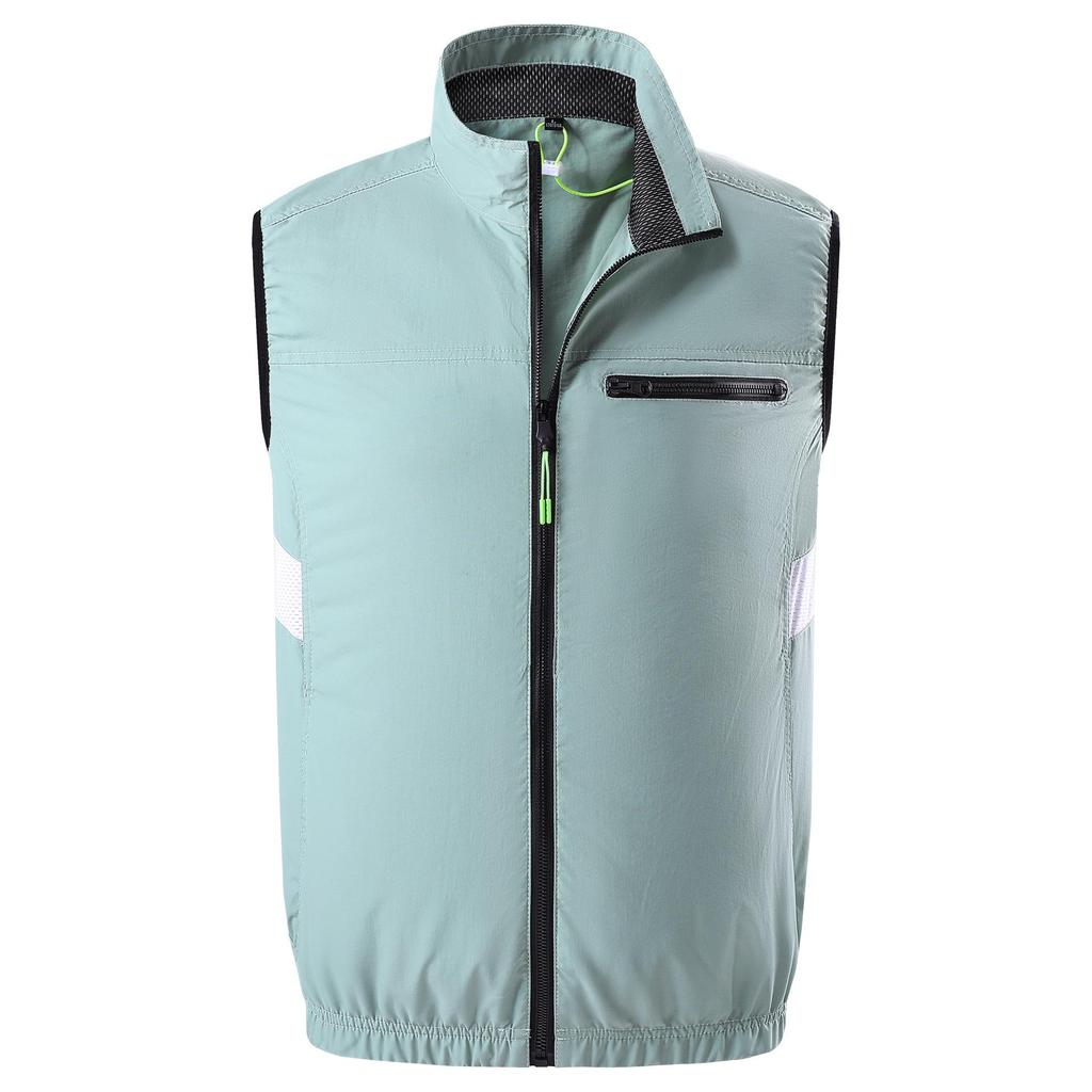 Unisex Summer Sleeveless Cooling Vest for Outdoor and Construction Use