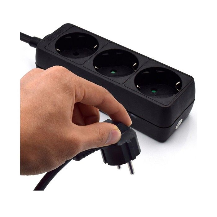 Bloc multiprise - eminent - ew3959 - coupe-circuit - 3 prises à 45° - câble 1,5 m