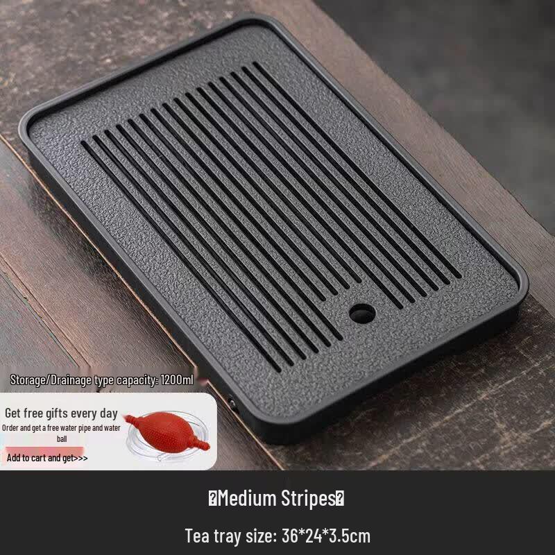 Bamboo Gongfu Tea Tray with Drainage