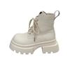 Retro Martin Boots Women's Platform 2025 Autumn and Winter New British Style Big Yellow Boots Handsome Tooling Locomotive Short Boots