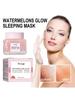 Watermelons Glow Sleeping Mask Face Cream with 50ml Mask Facial Redness Repair Fade Acne Scars Moisturizing The Skin Moisturizing and Brightening