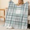 Lightweight Plaid Flannel Throw Blanket, Soft & Cozy for Home Use & Car, Ideal for Christmas & Halloween