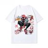 Miniso SpiderMan Across The Universe Spiderman Tshirt Unisex Joint Summer Crew Neck Loose Cotton Mens Womens Short Sleeve