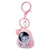 Luminous Cartoon Bear & Cat Keychain with Night Light - Cute Pendant for Backpacks and Schoolbags