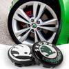 2025 Nuovi 55mm 65mm Styling Auto Copricerchio Centrale Tappo Mozzo Emblema Decorazione Accessori per Skoda Kamio Fabia Octavia Scala Rapi