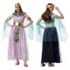 Disfraz de Diosa Egipcia Antigua para Mujer Con Tocado Cinturón Capa Y Collar Para Halloween Cosplay Atuendo Para Mujeres