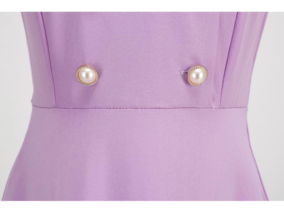 2024 Summer Retro Big Swing Short Sleeve Casual Dress