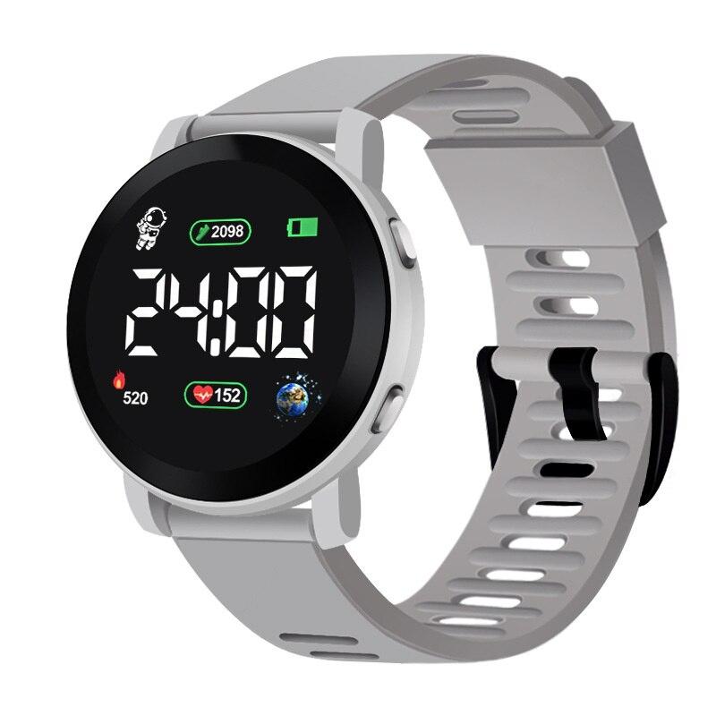 Fashion Men Women Sport Silicone Watches Astronaut Electronic Watch Lightweight Waterproof Wrist Watch LED Display Clock