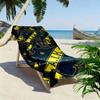 AIK Football Print Beach Towel, Large Soft Quick Dry Towel for Beach Camping Swimming