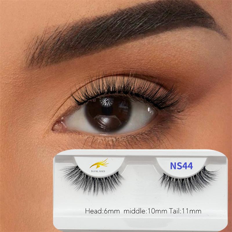 New Arrivals Soft Light Matte Synthetic Hair Faux Mink Handmade Eyelashes Korean Vegan Custom Lashes Cluster Reusable