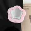 Elegant Flower Mirror For Magsafe Magnetic Phone Stand For iPhone 17 Foldable Phone Case Holder Ring Kickstand