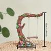 Various Colorful Small Trees Outdoor Garden Decoration with Swings and Flowers,small Statues Ornaments, Unique Rural Style Gifts
