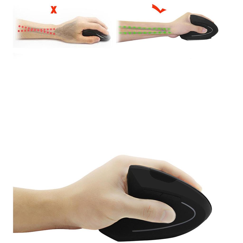 Left-handed vertical mouse wireless left-handed mouse ergonomic mouse