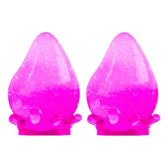 

2Pcs Water Drop Stress Relief Toy Anxiety Reduction Clear Waterdrop Sensory Pinch Fidget Toy Portable Decompression Stress Ball A