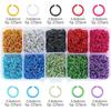 2250Pcs Open Aluminum Jump Rings 6mm Rings Connectors for Necklace Bracelet Pendant Choker Jewellery Making Findings