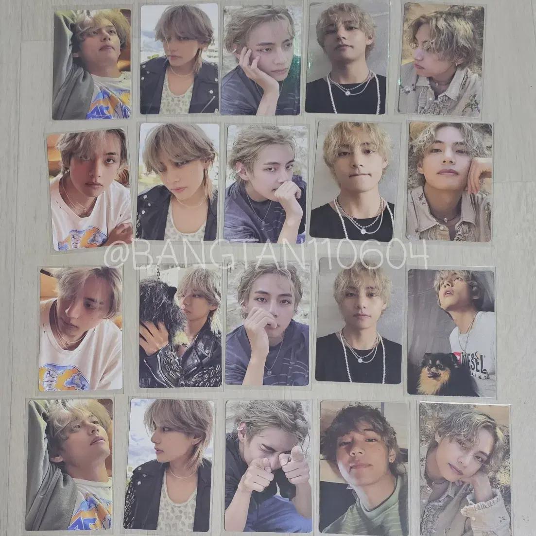 

Bts Vt Layover Album Photo Cards, Batch Of 20
