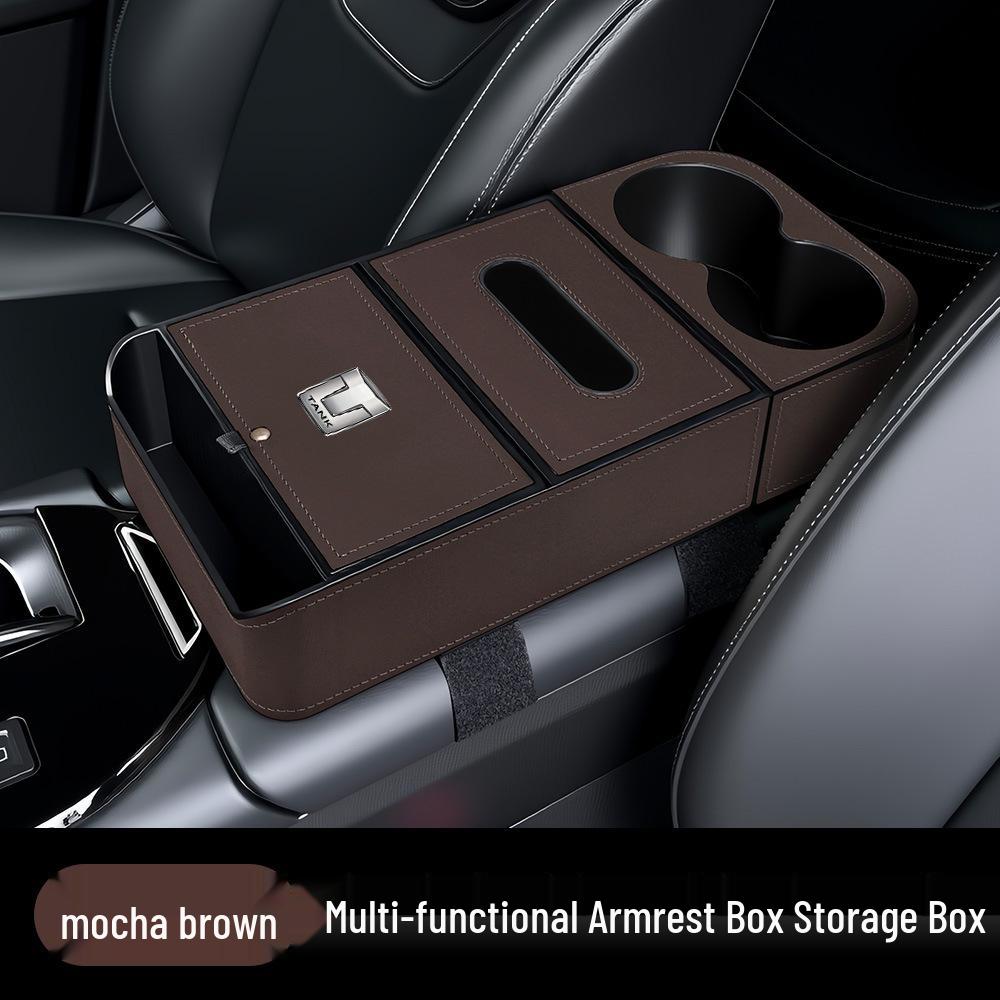 Multifunctional Car Center Armrest Storage Box for Tank 500/300