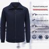 Outdoor Sports Quick-Dry Training Suit: Jacket & Long Pants – Thickened, Casual, for Spring & Autumn Running, Fitness.