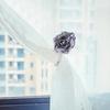 Flower Shape Window Curtain Tieback Magnetic Buckle Drape Holdback Home Decor